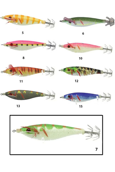 CAPTAIN 3008 Kalamar Zokası 7cm Fighter Squid 7