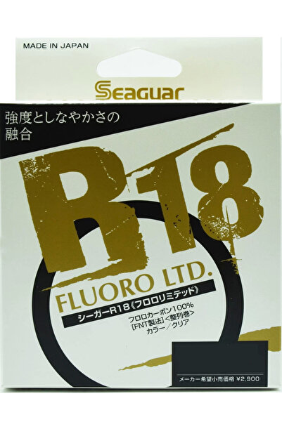 seaguar R18 Fluoro Ltd 100% Fluoro Carbon Fishing Line 100m 0.285 Mm