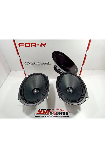 For-X Oval Midrange – For-x 300w 150Rms Midrange Hoparlör – For-x XMD-3069 Prof Midrange