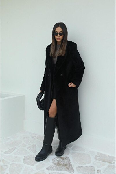 Havoş Siyah Goddy Özel Dokulu Kaban