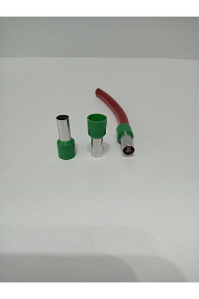 YSN 6ga Yalıtımlı Amfi Kablosu Ucu -16mm Izoleli Kablo Ucu -6ga Yüksük -2 Adet
