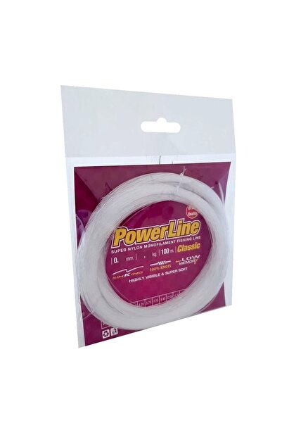 Orion Outdoor Powerline Classıc 100 Mt Poşet Misina Beyaz Power Lıne-0,35 Mm
