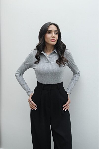 Havoş Základní halenka v šedé barvě