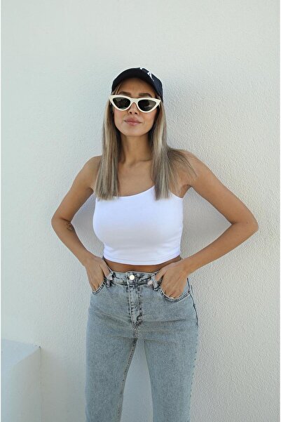 Havoş Black and White 2-Piece Basic Crop - With Rope Strap