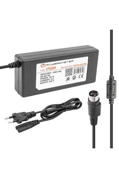 Powermaster PM-17039 24 Volt - 3 Amper - 72 Watt 3 Pinli Plastik Kasa Masaüst...