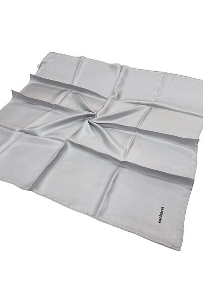 Cacharel Μεταξωτό κασκόλ σε γκρι Twill - 7999313 -971