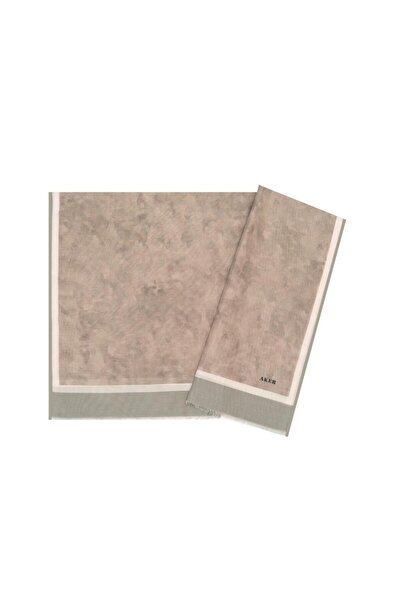 Aker Yaz Serinliği İpek Koton Şal - 7208777-433 Pudra