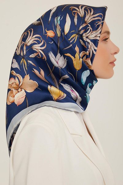 Armine Φουλάρι Sport Twill - 8825-39 Κόκκινο Μπλέ