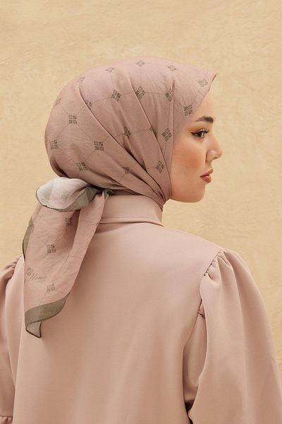 Silk Home Шал Олинда - Норково зелен