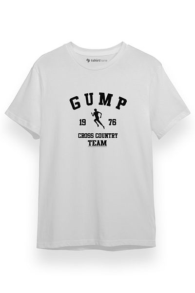 Tshirthane Ανδρικό κοντομάνικο μπλουζάκι Forrest Gump Cross Country Team