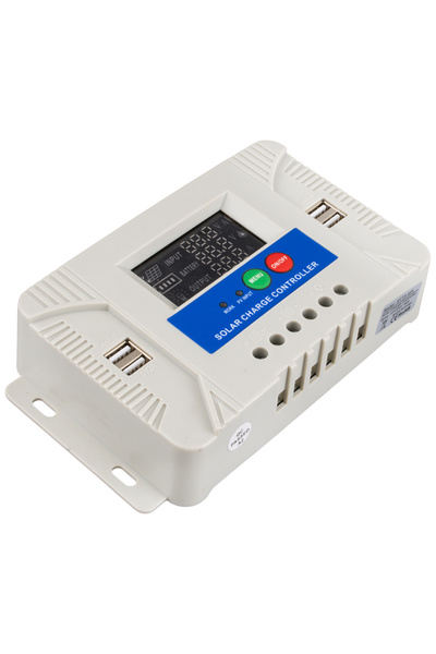 Powermaster PM-40A 12V-24V 40 Amper 4 USB Çıkışlı Dijital Ekranlı Solar Şarj ...