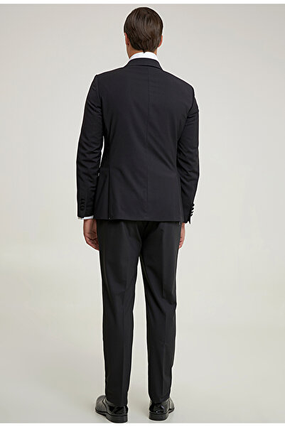 Twn Costum de mire și smoking negru slim fit