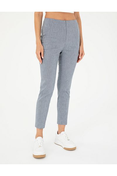 Pierre Cardin Indigo Linen Blended Fabric Trousers 50282103 -Vr028