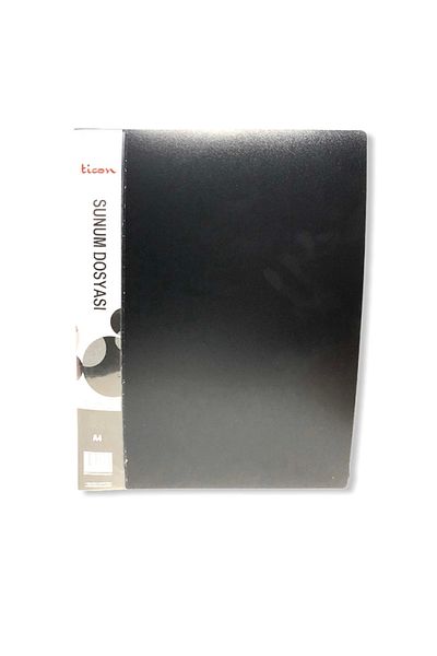 Ticon 30-Piece Black Presentation File