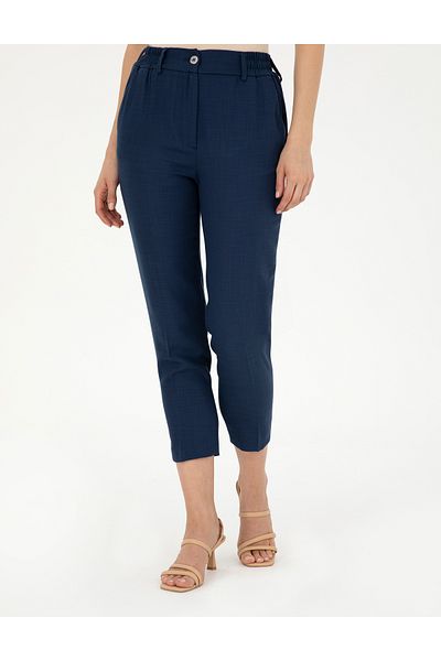 Pierre Cardin Navy Blue Fabric Trousers 50289499 -Vr033