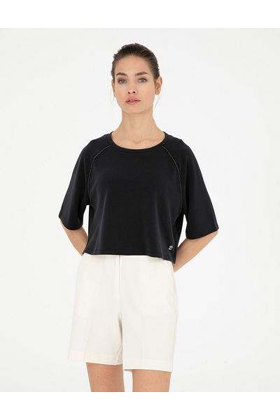 Pierre Cardin Black Comfort Fit Sweatshirt 50284069 -Vr046