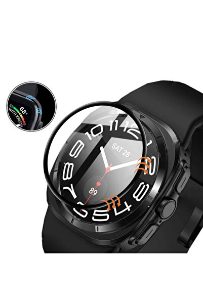 UnDePlus Samsung Galaxy Watch 7 Ultra 47mm Full Ekran Nano Saat Koruyucu Şeffaf