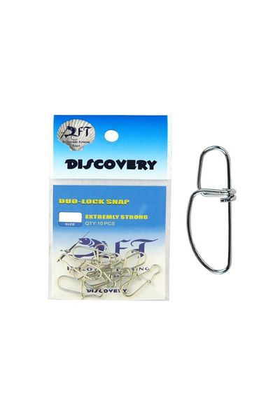 SAVEX Dft Cjs032 Duo Lock Nickel Clip (10 Pieces) No:4