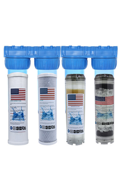 Aquatime Amerikan Malı Daire Ve Bina Girişi 4 Aşamalı Su Arıtma Cihazı (Kapak...