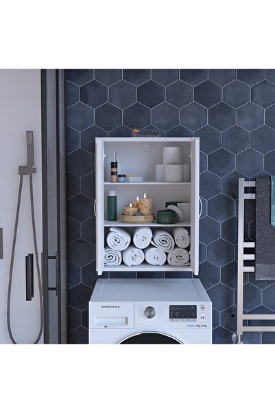 Modilayn ERA 55 x 85 x 32,5 cm Makine Üstü Çok Amaçlı Asma Banyo & Mutfak Dolabı