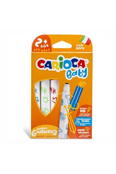 carioca 6 Renk Baby Jumbo Damga Keçeli Kalem 42279