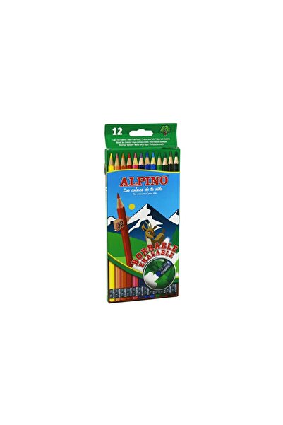 Dolphin Alpıno 12 Renk Silinebilir Kuru Boya Al-013654