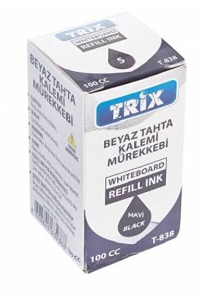 TRİX Beyaz Tahta Kalemi Mürekkebi 100 cc Mavi