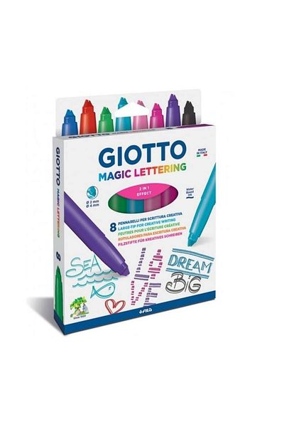 Giotto Gıotto 8 Color Magic Lettering Felt Tip Pen426500