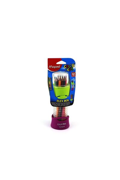 Maped 683212 12 Renk Kuru Boya Flex Box