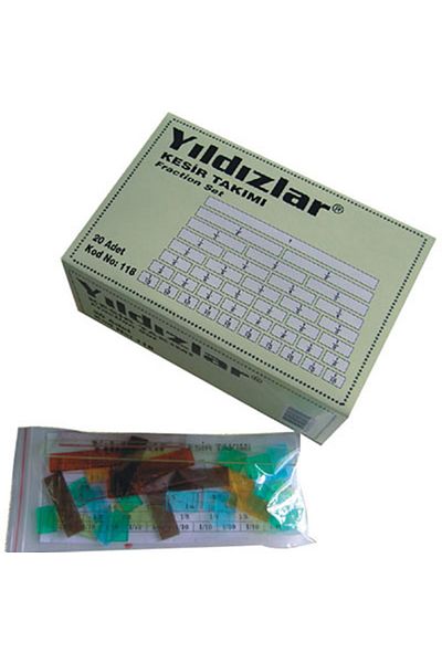 Yıldızlar Yayınları Σετ κλάσματος αστεριών Κωδ.118