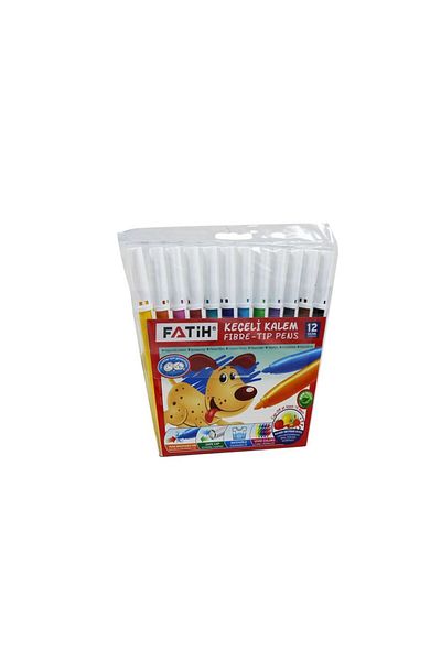 Fatih 12 Color Felt Tip Pen Set - 34020