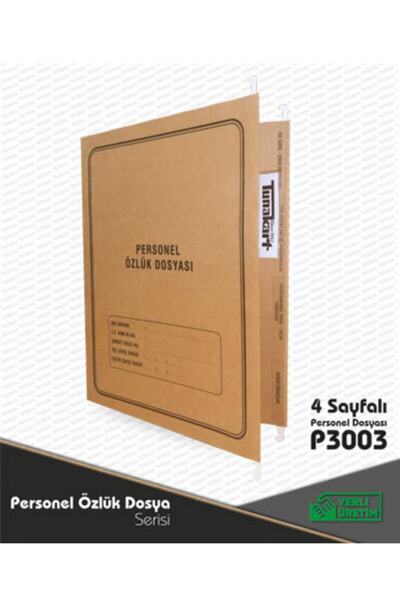 Genel Markalar Tuna Askılı Personel Özlük Dosyası 4 Sayfalı P3003