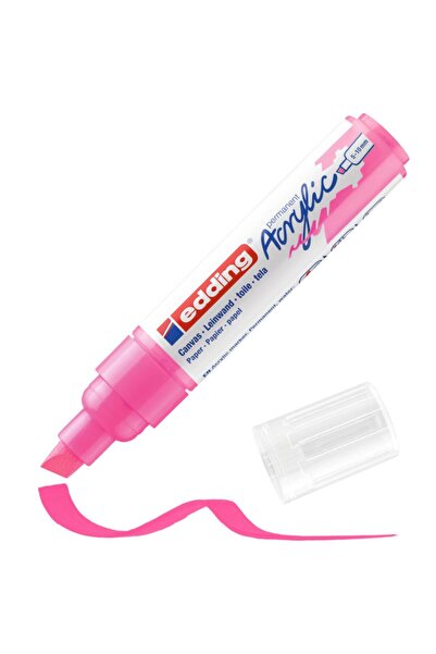Edding Kalın Uçlu Akrilik Markör Fosforlu Pembe Ed5000069