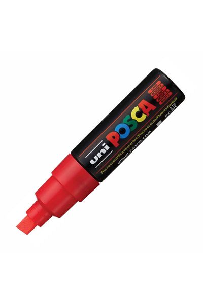 Uni Red Water Based Pc-8k-posca Marker - 8.0