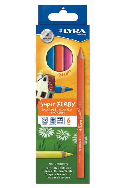 LYRA 6 Colors Jumbo Neon Dry Paint3721063