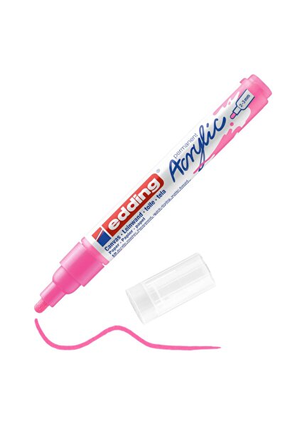 Edding Pink Highlighter Acrylic Marker - Medium End Ed 5100069