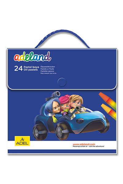 Adel Pastel Colored Paint with Bag - 24 Colors824100