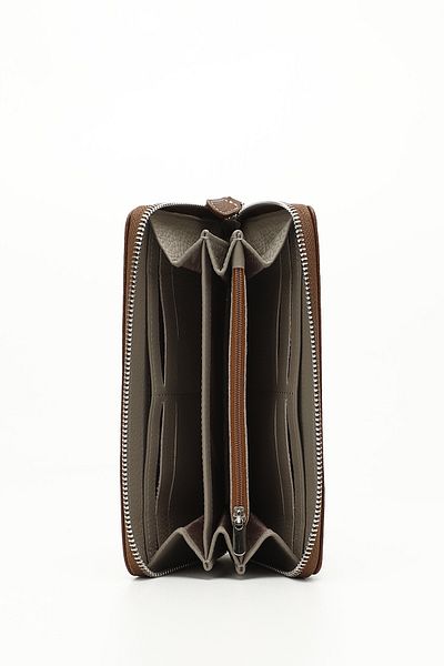 GÖNDERİ(R) Women's Tan Mink Horizontal Genuine Leather Wallet