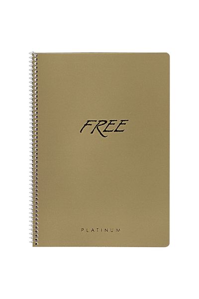 KESKİN COLOR Keskin Free Platinum Pp Cover Notebook A4 80 YpCheckered