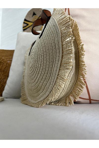 TamSeninTarzin Tomasi Cylinder Straw Bag