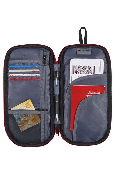 Wenger Wg611880 Traveler Organizer Wallet, Black