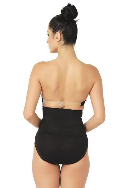 Emay 2029 Model Black Massage Double Slip Corset