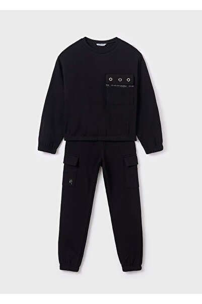 MAYORAL بدلة رياضية للأطفال باللون الأسود