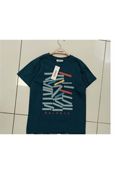 Çikoby Boy's T-Shirt Petrol Color Petrol