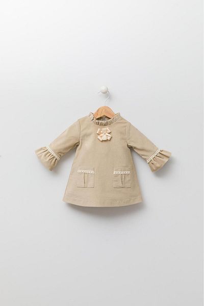 Babyhola Velvet Baby Girl Dress 13535