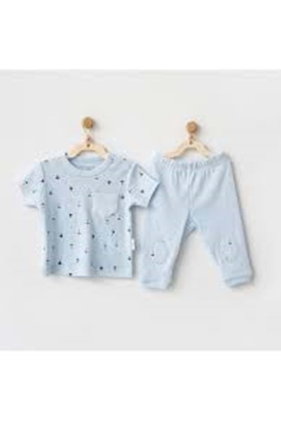 andywawa طقم من قطعتين باللون الأزرق