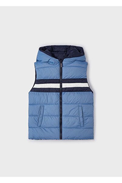 MAYORAL Boy's Double-Sided Vest Blue