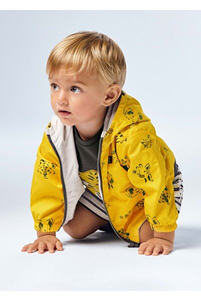 MAYORAL Baby Boy Raincoat Double Sided Gray