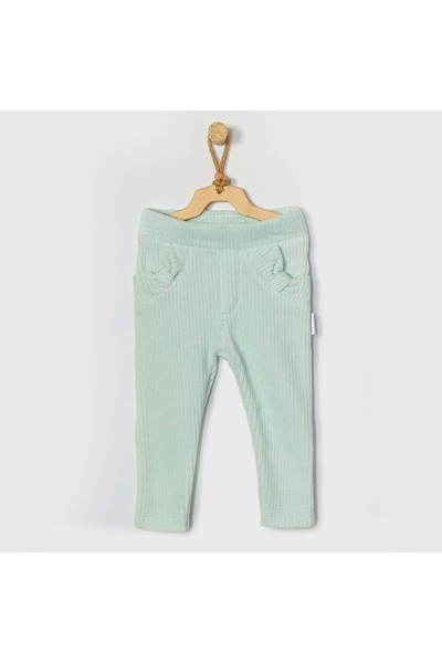 andywawa Pink Baby Girl Pants Mint