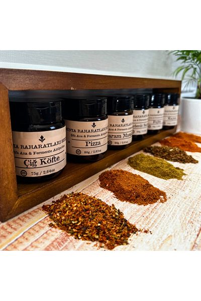 ŞİFA ANA Spice Stand - Wooden